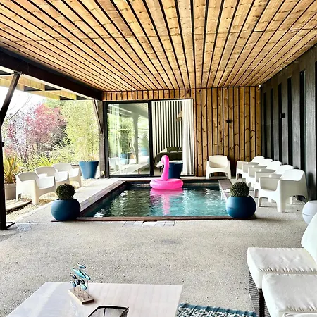 펜션 La Corniche, D'architecte Avec Piscine Chauffee 2mn A 울가트