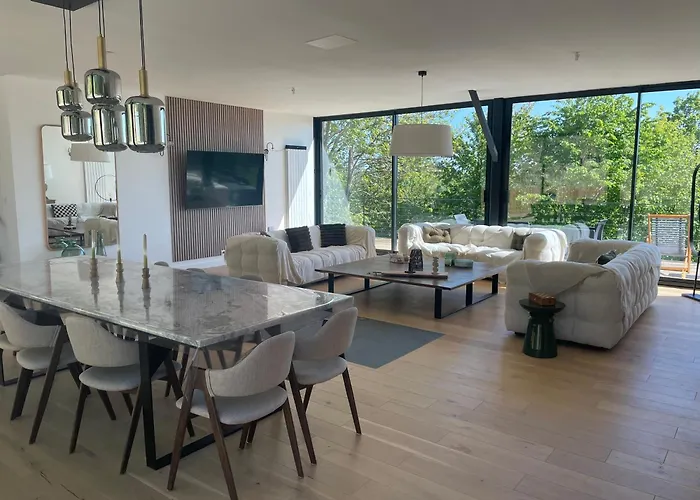 La Corniche, D'architecte Avec Piscine, 2mn à Casa de Férias Houlgate